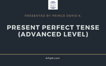 Present Perfect Tense
